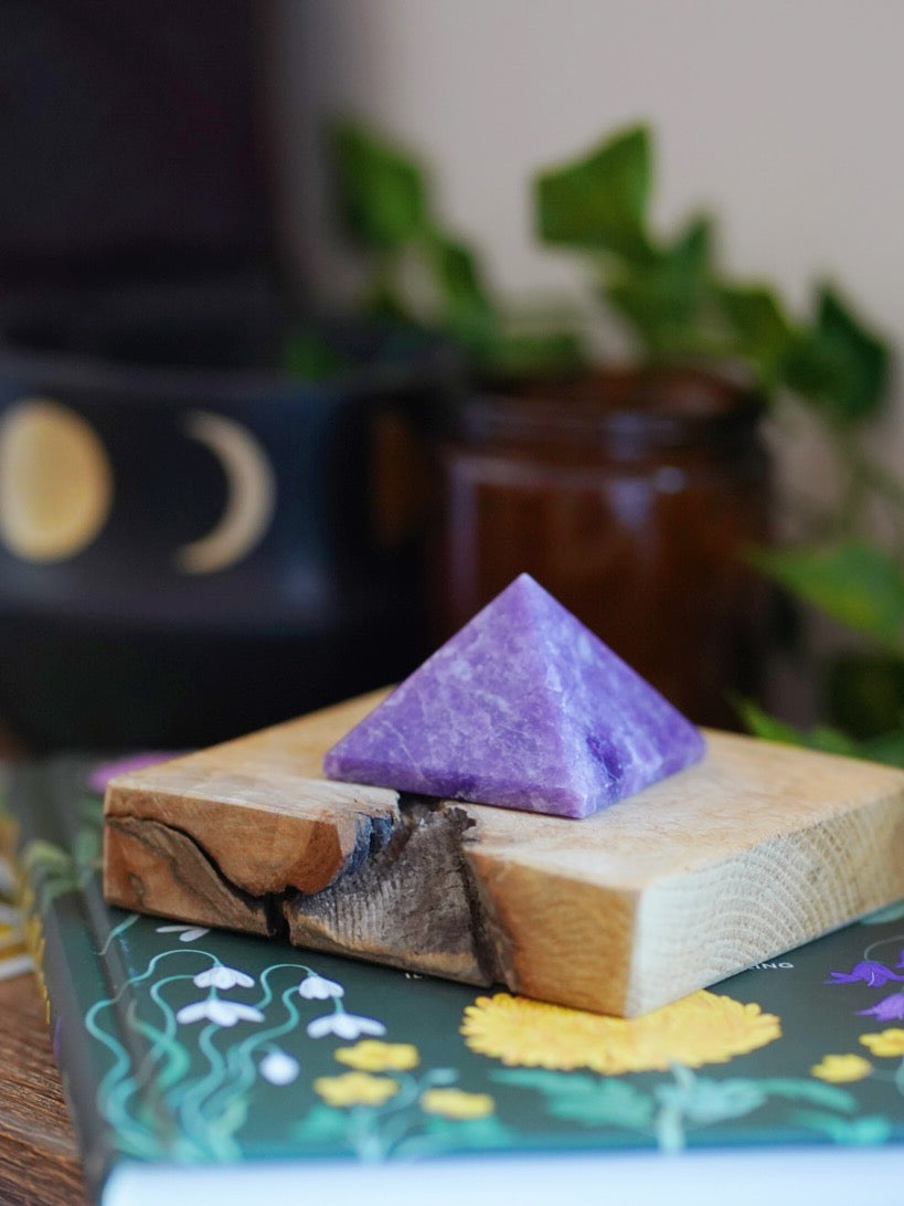 Lepidolite Pyramid