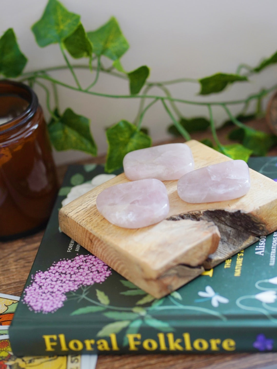 Rose Quartz Smooth Palmstone