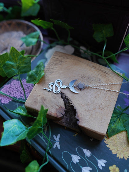 Celestial Snake Necklace