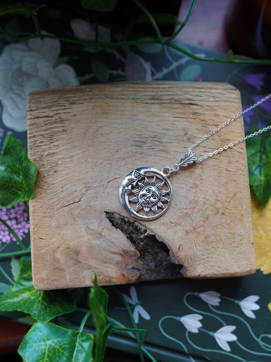 Sun and Moon Necklace