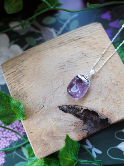 Amethyst Tumble Necklace