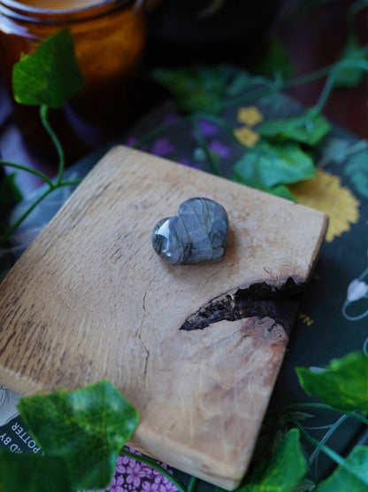 Labradorite Heart