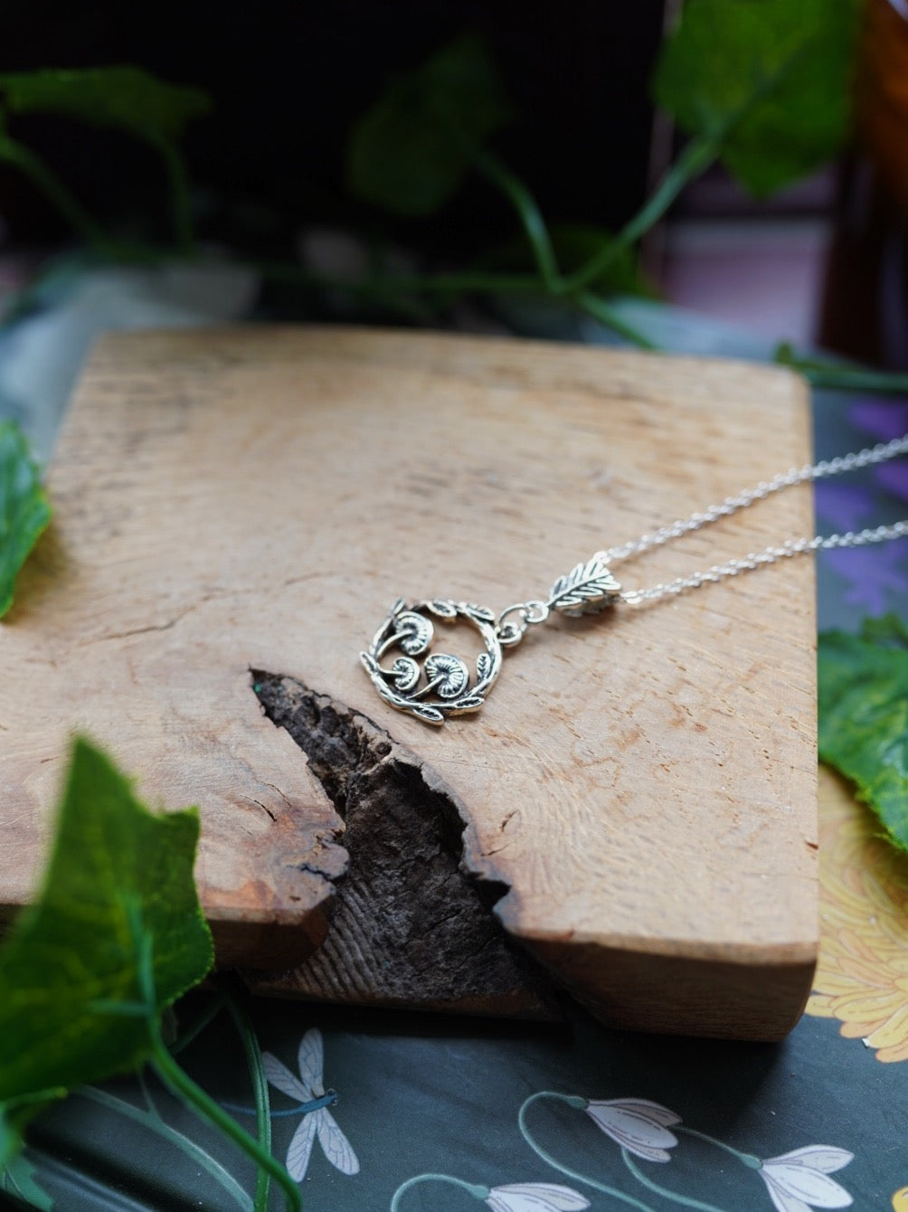 Mushroom Garden Necklace