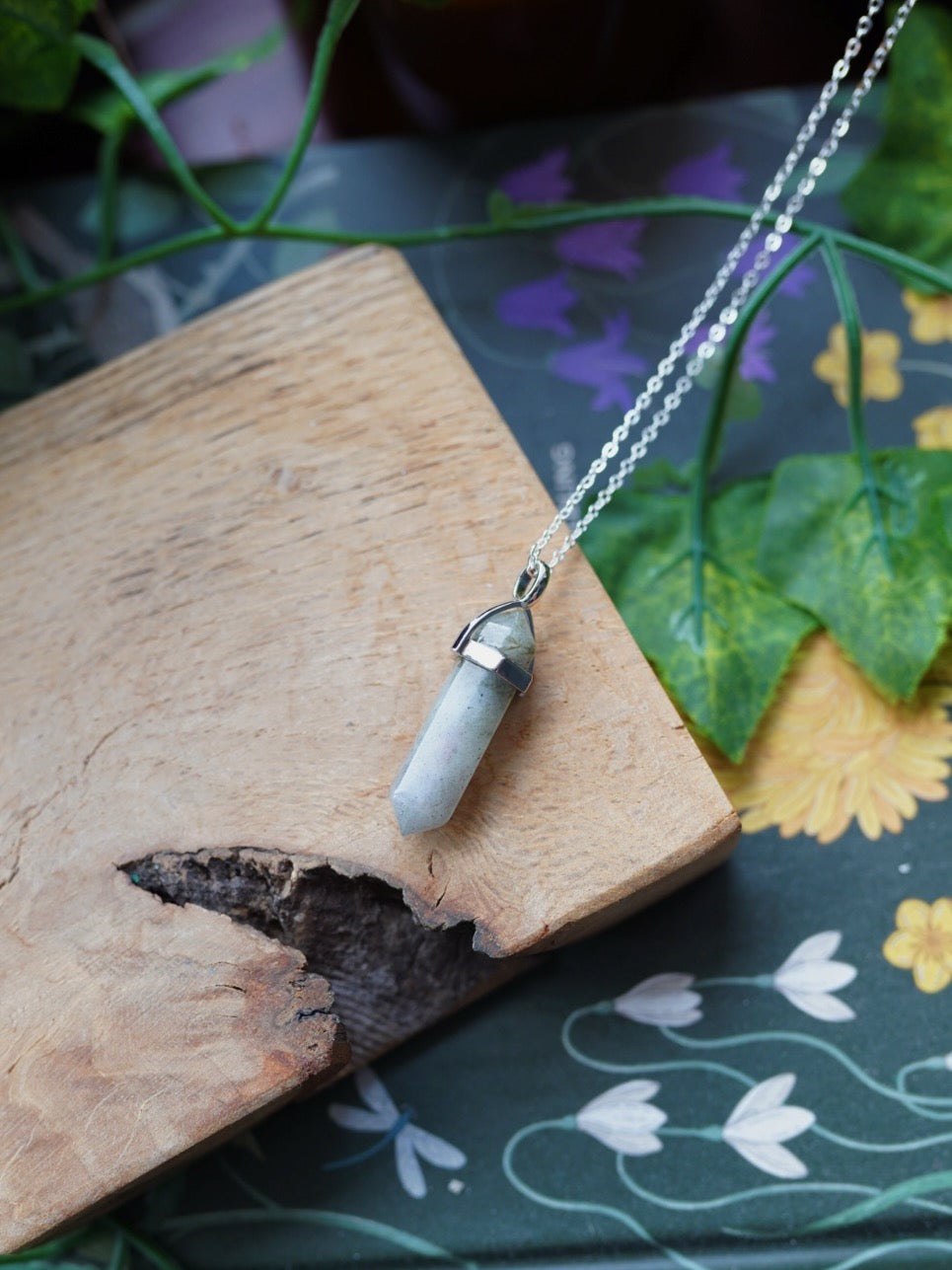 Labradorite Point Necklace