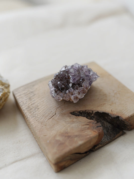 Amethyst Druze Crystal With Red Hematite Inclusion