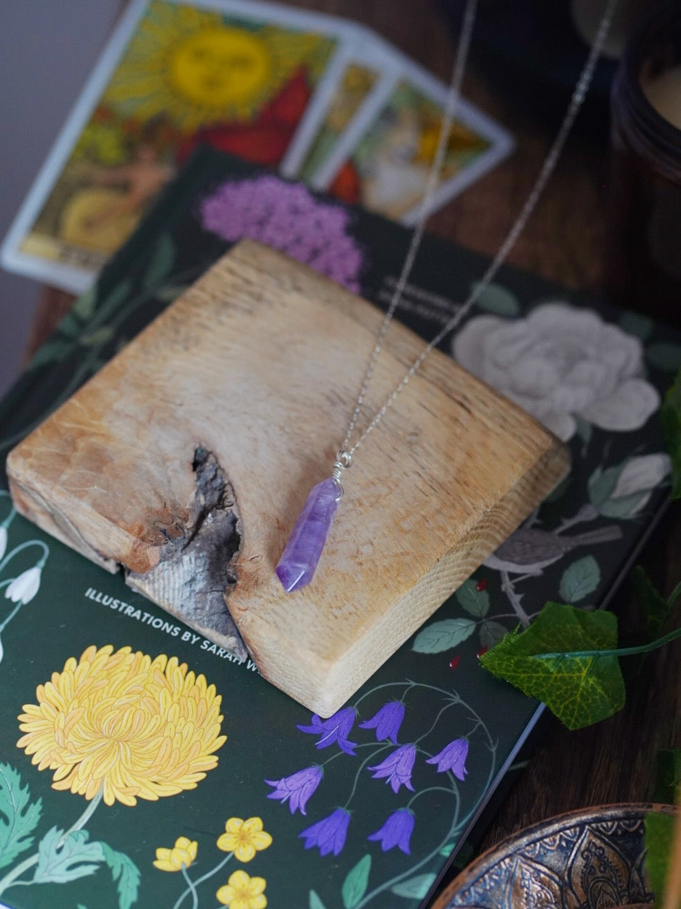 925 Sterling Silver Amethyst Necklace