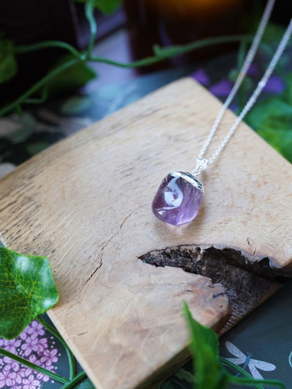 Amethyst Tumble Necklace