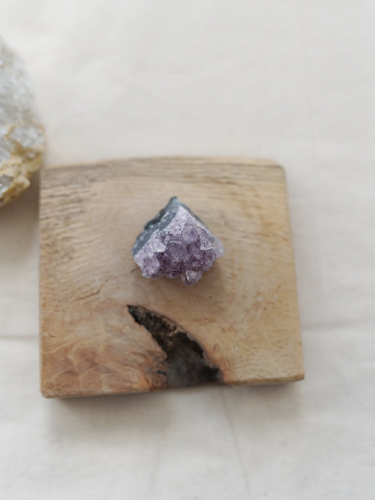 Amethyst druze crystal