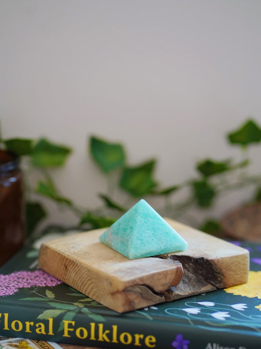 Amazonite Crystal Pyramid