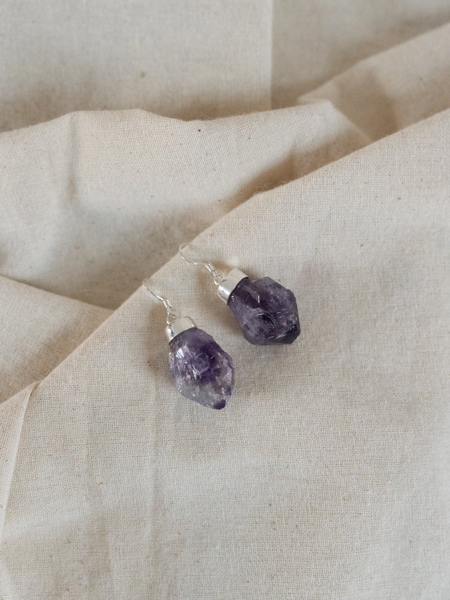 Amethyst Sterling Silver Earrings