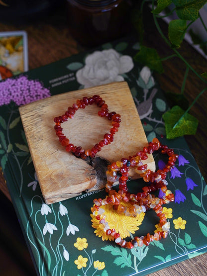 Carnelian Crystal Bracelets