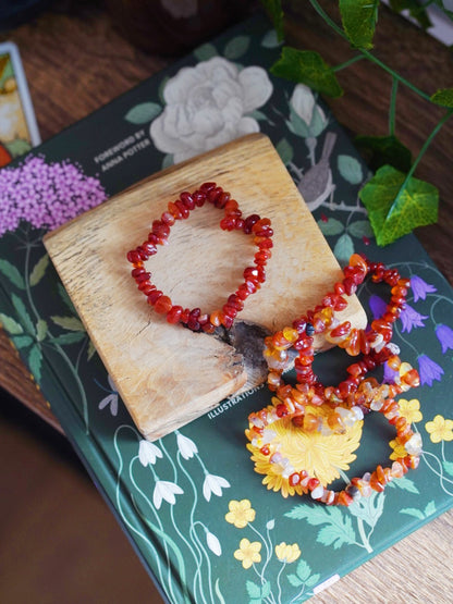 Carnelian Crystal Bracelets