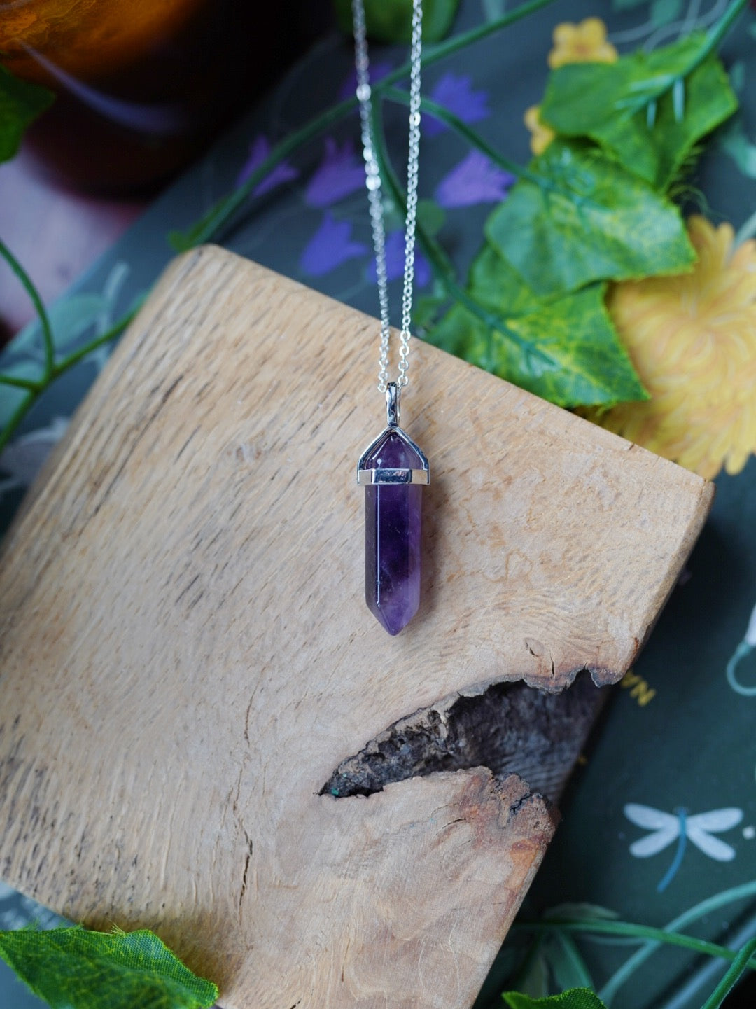 Amethyst Point Necklace