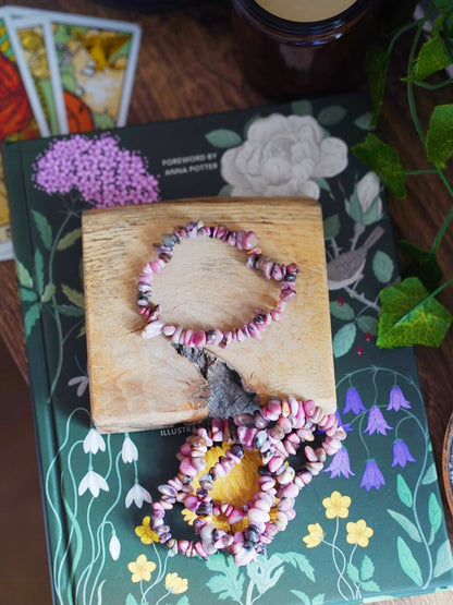 Rhodonite Crystal Bracelets