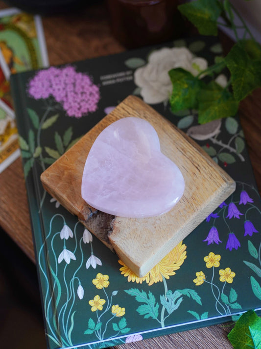 Rose Quartz Heart Shaped Bowl