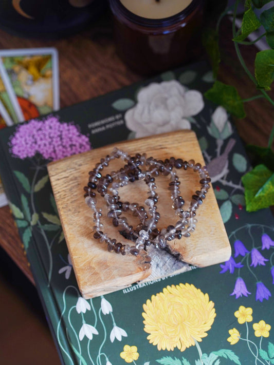 Smoky Quartz Crystal Bracelets