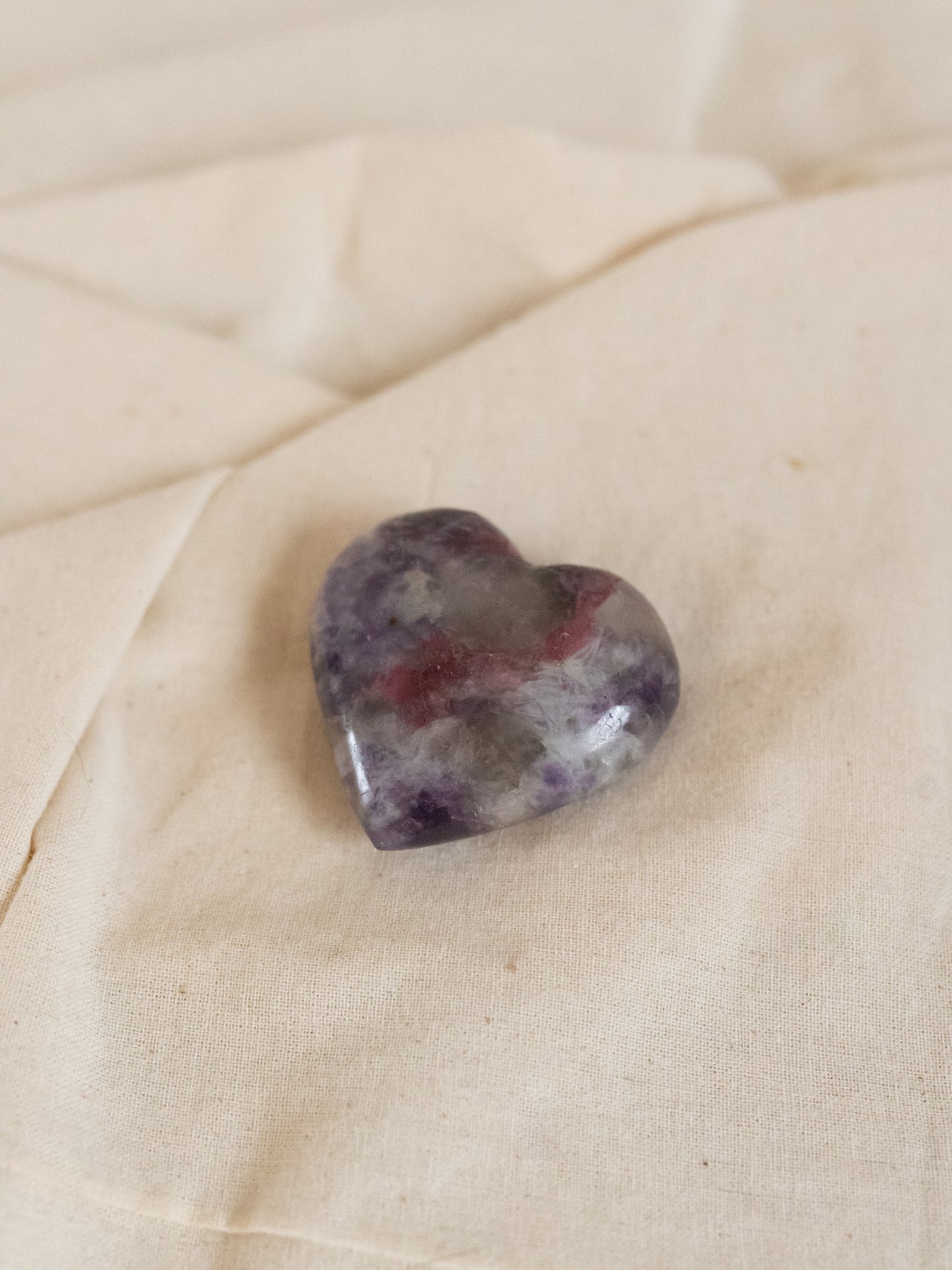 Unicorn Stone Crystal Heart