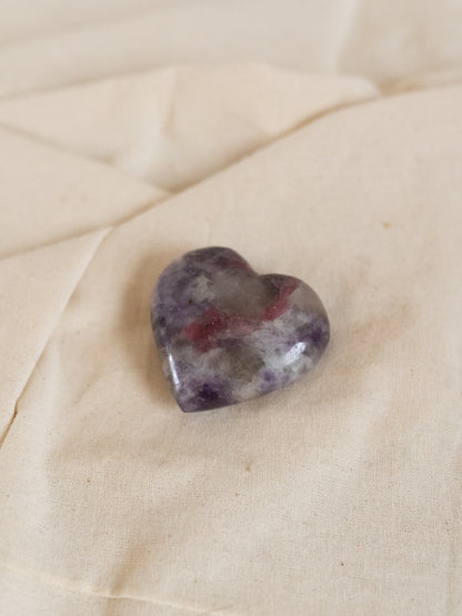 Unicorn Stone Crystal Heart