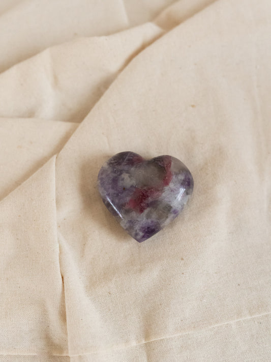 Unicorn Stone Heart Crystal